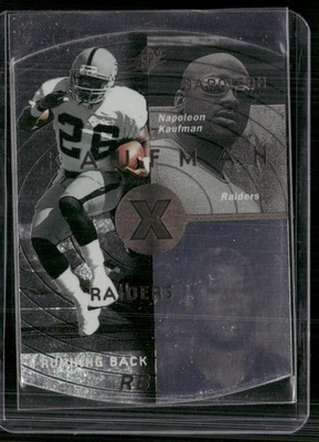 1998 SPx #33 Napoleon Kaufman Steel - Image 1 of 2