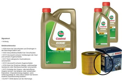BOSCH Inspección Set 7L CASTROL EDGE 5W-30 C3 Para Volvo V70 I 2.4 V40 Kombi - Imagen 1 de 4