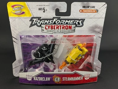 Transformers Cybertron Razorclaw vs Steamhammer Minicon SEALED Hasbro 2004 - Image 1 of 4