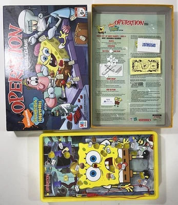 Operation SpongeBob Squarepants Board Game 2007 Nickelodeon COMPLETE & TESTED - Image 1 of 4