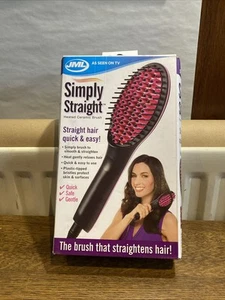 JML Simply Straight Ceramic Heat Hair Straightening Brush with Digital Control - Picture 1 of 2