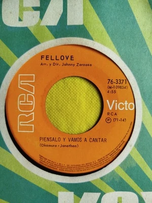 Fellove–No Estoy Para Nadie /Piensalo Y Vamos A Cantar  Mexico Funk/Soul (Hear) - Image 1 of 4