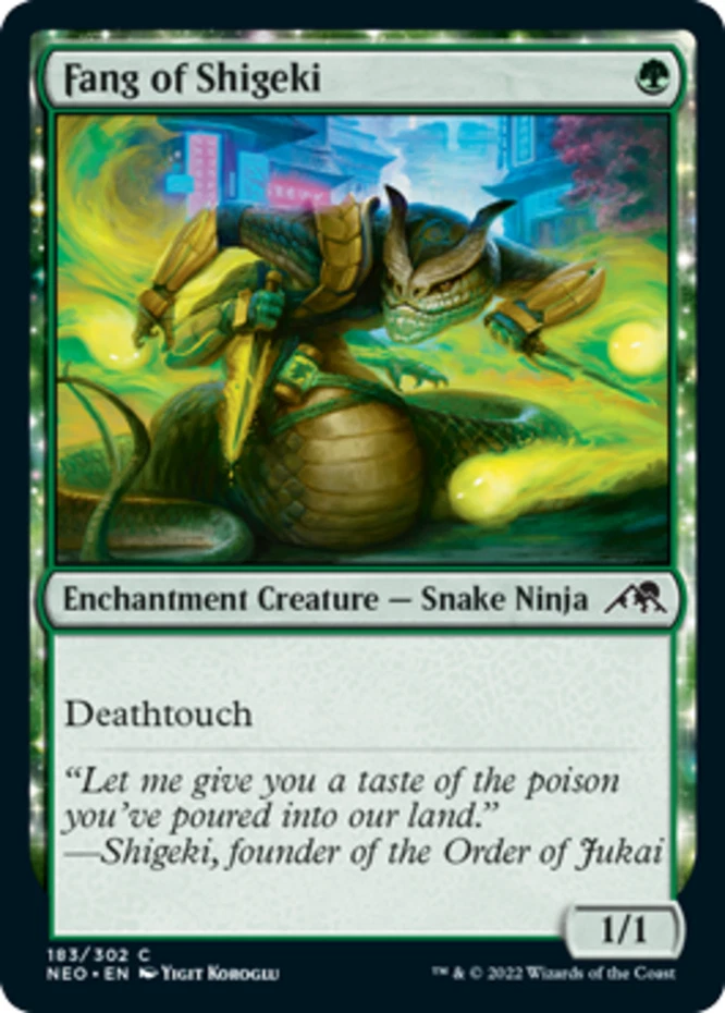 x1 Fang of Shigeki - Kamigawa: Neon Dynasty - NM - MTG - Image 1 of 1