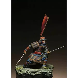 1/24 75mm Resin Model Kit Japanese Samurai Warrior Unpainted - Picture 1 of 1