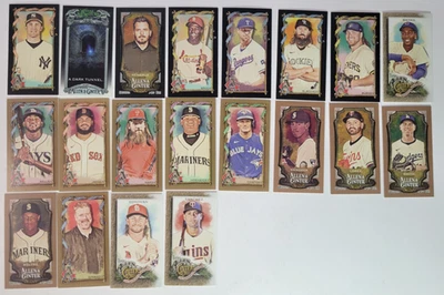 (20) Allen & Ginter Mini Gold Black Border Parallel Lot Star HOF - Image 1 of 4