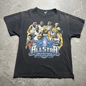 Vtg 2010 NBA All Star Game Kobe LeBron AI Duncan Mens T-Shirt Medium - Picture 1 of 5