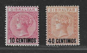 Gibraltar. 1889. Mint Hinged. MH. (ref 29) - Picture 1 of 2