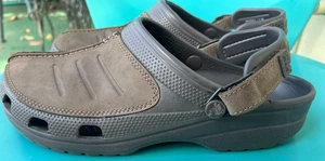 Crocs Classic Yukon Vista II Clog Brown Slip On Sandals Mens Size 11 Free Ship! - Picture 1 of 5