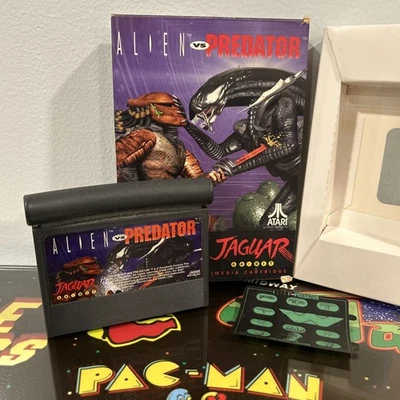 Alien vs Predator (Atari Jaguar, 1994) With Box No Manual TESTED! - Image 1 of 4