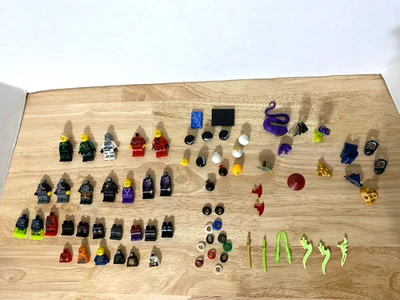 Lot of LEGO Ninjago Minifigures: INCOMPLETE: For Parts or Repair Only - Image 1 of 4