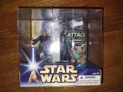 Star Wars El Ataque de los Clones Anakin Skywalker Figura de Acción y Taza Set Hasbro Foto 1 de 4