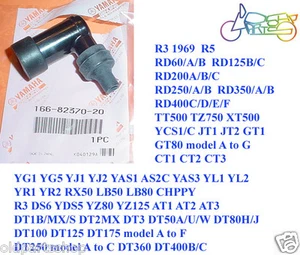 Yamaha YG1 YAS1 YAS3 RD125 FS1 LB80 JT1 YJ1 YCS1 Spark Plug Cap OEM 166-82370-20 - Picture 1 of 1