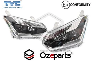 TYC Pair LH+ RH Head Light Lamp With Projector & DRL For Isuzu DMax 2016-2020 - Picture 1 of 5