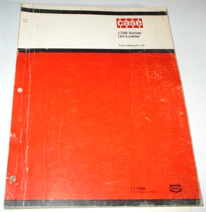 Estuche 1700 1737 1737S 1740 Uni Skid Loader Piezas Catálogo Manual Libro ¡ORIGINAL! - Imagen 1 de 4