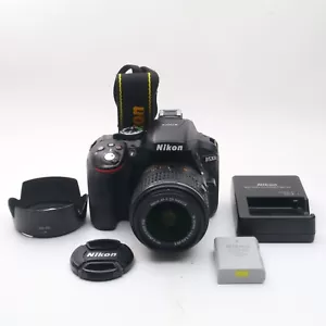 【Exc+5,S/C:12000,W/Hood】Nikon D5300 24.2MP Digital Camera SLR 18-55mm from japan - Picture 1 of 20