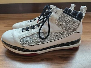 Nike Air Jordan CP3 White Black Varsity Red 385208-101 Graffiti Art Men 11.5 - Picture 1 of 10