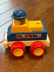 Vintage VTG Playwell Toy Car With Driver Kids Made in China