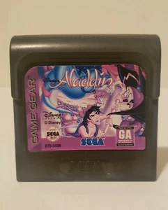 Disney's Aladdin (Sega Game Gear, 1992) Cart Only with clear case - Picture 1 of 7