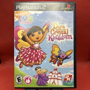 Dora l'esploratrice Dora salva il regno dei cristalli PS2 PlayStation 2 completo CIB - Foto 1 di 6