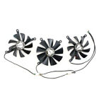 Set Of 3 Fan Cooler Fan For Xfx Rx5600xt 5700Xt 5700 Thicc Snow Wolf Cf1010u12s