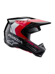 Casco Alpinestars Honda SM5 negro/rojo brillante extra grande - Imagen 1 de 7