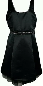 Princess Vera Wang Black Dress Size 13 Prom Formal Party Sleeveless Open Back - Picture 1 of 11