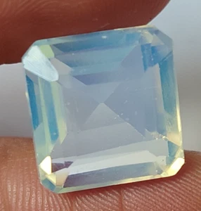 AAA+ Opale naturale australiano Welo 17,45 ct. taglio quadrato pietra preziosa sfusa non trattata - Foto 1 di 6