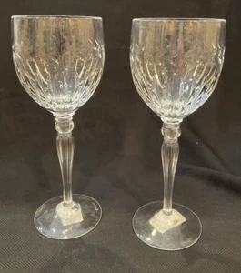 Waterford Crystal Newbury Wine Glasses Set of 2 NWT - Picture 1 of 6