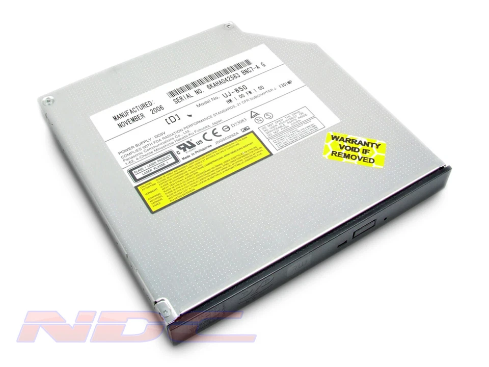 Panasonic Tray Load 12.7mm  IDE DVD+RW Drive With Bezel - UJ-850 - Image 1 of 1