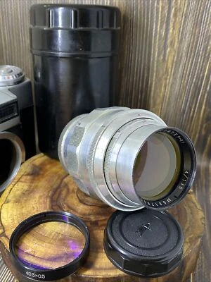 Vintage JUPITER-11 4/135mm Tele Lens screw M39 USSR 1963 Portrait Sonnar #2685 - Image 1 of 4