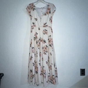 Free People ALL I GOT Blumen romantisch fließend Blumen gefüttert Boho Kleid 4 - Bild 1 von 10