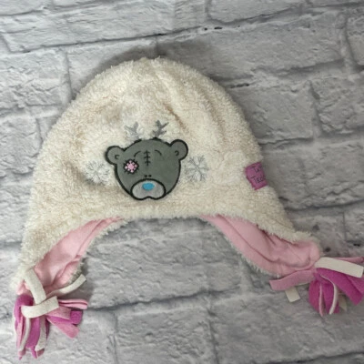 Girls Tatty Bear Winter Hat Size 4-6 Years GEORGE C3226 - Image 1 of 4