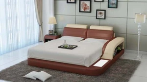 Luxus Wasserbett Doppel Multifunktions Bett Polster Wasser Betten 180x200 + USB - Bild 1 von 12