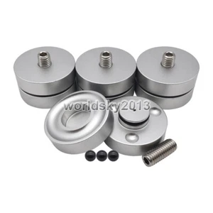 4x Altavoz Pico Bola de Cerámica Choque Altura Aislamiento Pies Ajustable Soporte B - Imagen 1 de 6