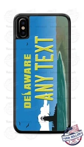 Delaware Lighthouse License Plate Design Phone Case For iPhone 11Pro Samsung LG - Picture 1 of 4