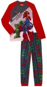 Avengers Long Sleeve Top and Pants, 2-Piece Pajama Set- Size 8 - - Picture 1 of 4