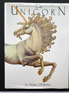 The Unicorn by Nancy Hathaway 1984 hardback unicorns history research ephemera - Picture 1 of 12
