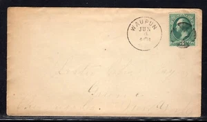 US #207 Waupun WI Fond Du Lac County to Greene NY c626 - Picture 1 of 2