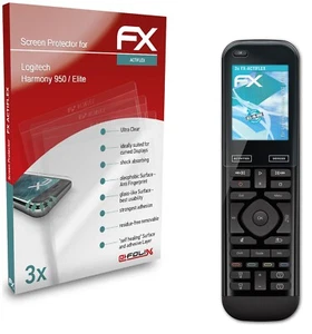 atFoliX 3x Écran protecteur pour Logitech Harmony 950 / Elite clair&flexible - Photo 1/6