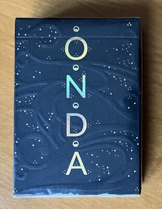 ONDA V2 BLACK GOLD GILDED Kickstarter - Playing Cards Mazzo di Carte Jocu - NEW - Imagen 1 de 4