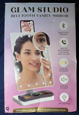 Espejo tocador con audio Bluetooth e iluminación LED - Foto 1 de 2