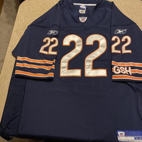 Authentic Vintage Matt Forte Chicago Bears Reebok NFL Equipment Jersey Home Cover