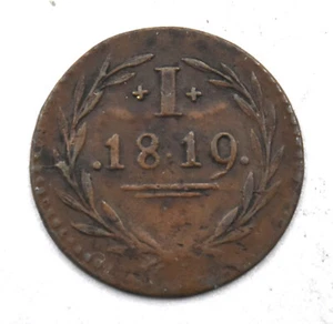 Germany - German States Frankfurt 1819 Pfennig - Picture 1 of 2