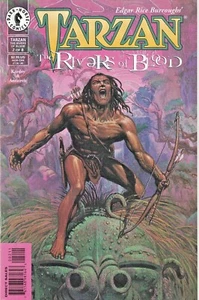 TARZAN THE RIVER OF BLOOD #2  EDGAR RICE BURROUGHS DARK HORSE  1999  NICE!!! - Picture 1 of 2