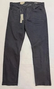 Calvin Klein Jeans Men's 34 Black Denim Slim Fit 5-Pockets Classic Straight Leg - Picture 1 of 7