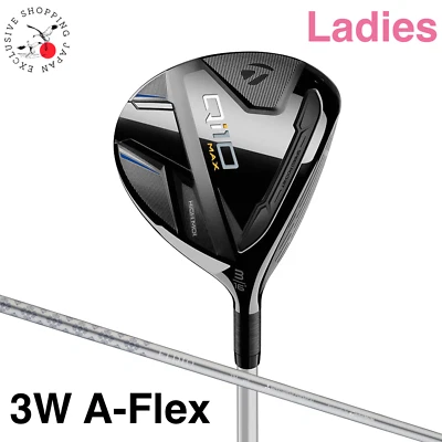 TaylorMade Qi10 MAX Ladies Fairway Wood 3W 16° A-Flex ELDIO TM40 Graphite Shaft - Image 1 of 4