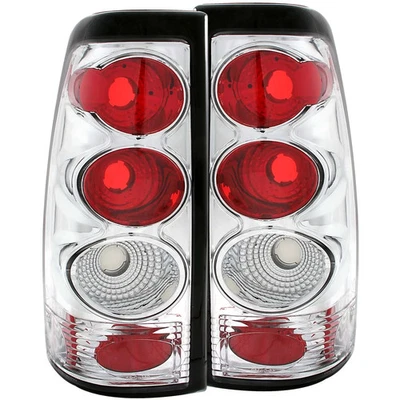 ANZO Chrome/Red Taillights Set For 1999-2002 Chevrolet Silverado 1500 211023 - Image 1 of 2