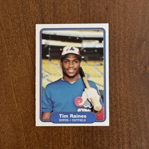 1982 Fleer Tim Raines #202 Montreal Expos – Early Career Card - Picture 1 of 7