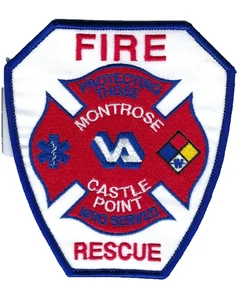 VA Veterans Affairs Montrose Castle Point Hospital NY New York Fire Rescue Patch - Bild 1 von 1