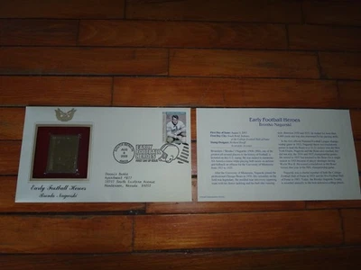 united states golden replicas cover early football heroes bronko nagurski - Image 1 of 2